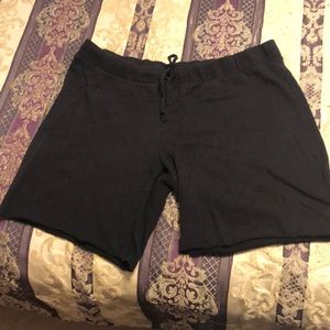 Woman’s sweatshirt material shorts